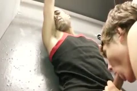 villein manacled And Sucked Off - Factory video scene scene
