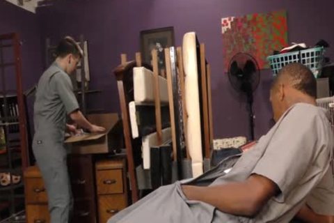 hairless White Emo boyfrend receives Nailed By A Hung black twink