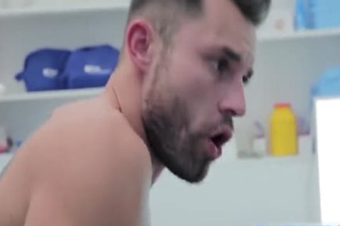 Awesome twink rough kissing sex scene