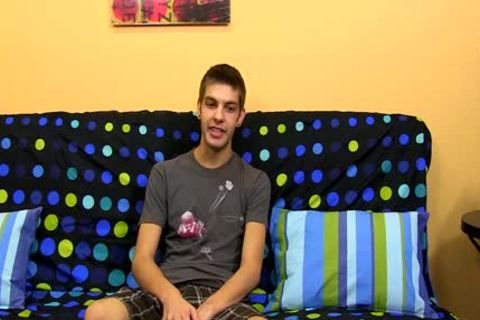 sleazy brunette Max Morgan Interview Then Jerking Session - BoyFriendTVcom
