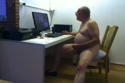 grandpa cum On webcam