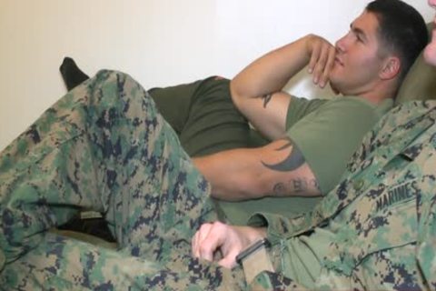 Marines Nick & James Experiment With Fleshjack