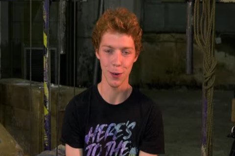 Hard sex and ginger twink