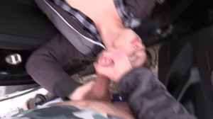 Super ravishing 18 years old Czech sucks in a taxi