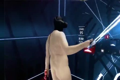 Beat Saber 1 Part 4of4 Fully nude Mixed VR