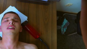 Goofy-faced chap enjoying CBT during POV anal