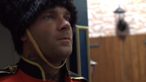 Men of UK - Inked european Damon Heart throat fucking