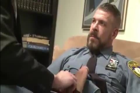 Cop Visits Psychologist (oral job, cook jerking, Frotting)