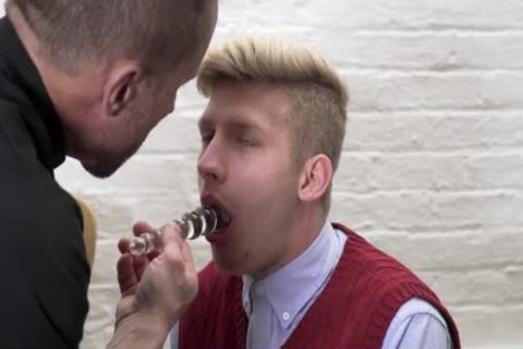 Catholic lad Barebacked By Hung Priest