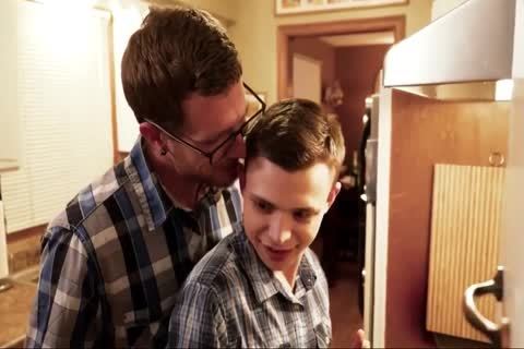 teen receives Spit-roasted unprotected By Step-daddy And Uncle