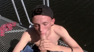 CzechHunter.com - Huge penis Czech dude amateur blowjob cum