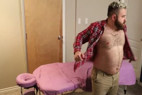 4 Handed Bear Massage Ends With A Proper drilling