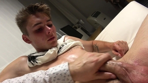 East Boys: Muscle Enzo POV jerking big dick