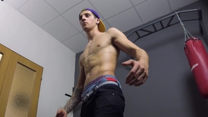 East Boys: Very cute muscled young twink at castings