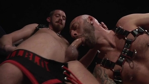 Club Inferno Dungeon - Inked pounded by uncut cock daddy