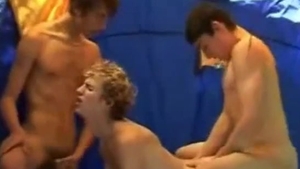 Three guys In A Tent In The Woods Give Blowjobs fuck raw And Masturbate With cumshot