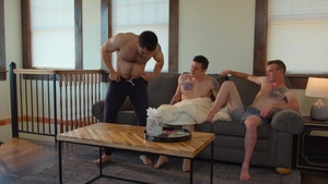 Next Door Studios - Inked Scott Finn rimming fucks in the ass