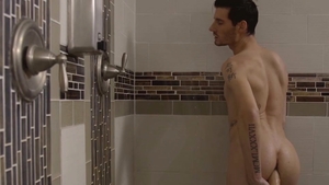 FetishMen: Wet hawt driver steamy moaning in the shower