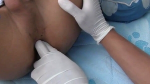 Doctor Twink: Exotic babe asian gay butt fuck in office