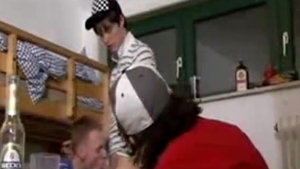 Party German Skater males On The Room