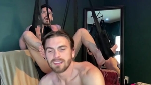 ?Two Bi Bros Chillin' On A webcam, So concupiscent To The Point That They Flip nail? Part Two