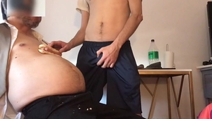 overweight Teacher And His skinny Student