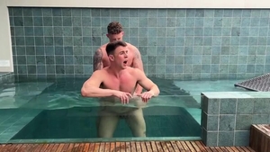 OF - TOM nails VICTOR'S MUSCLE booty - Tom Valentine & Victor Vivone