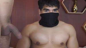 muscular lad gets fucked On webcam