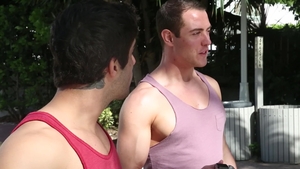 Men: Rippling Muscles under the Sun, Brendan Awaits