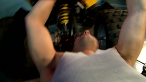 Next Door Buddies: Muffler Moans Mix with Mechanic's Grunts