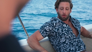 Men: Cumming Together on Deck at Sea