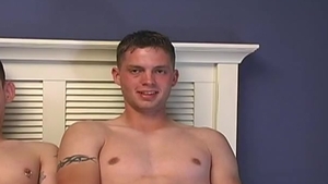 Active Duty: Double Dick Sucking: Kody and Brennan Teach Rico