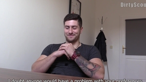 Dirty Scout: Bisexual Belgian Bends Over for Me