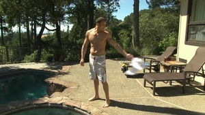 Next Door Male: Horny in the Backyard Oasis